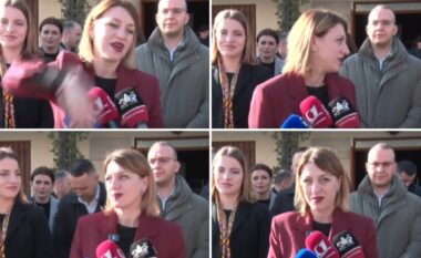 Prefektja e Shkodrës bëhet lëmsh me urimin për Krishtlindjen, gazetarët i kujtojnë që është Live, çfarë ndodhi në deklaratën për mediat (VIDEO)
