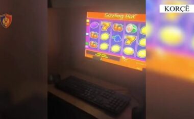 VIDEO/ Aksion kundër lojërave të fatit në Korçë dhe Pogradec, arrestohen 2 administratorë lokalesh, procedohen 6 persona të tjerë