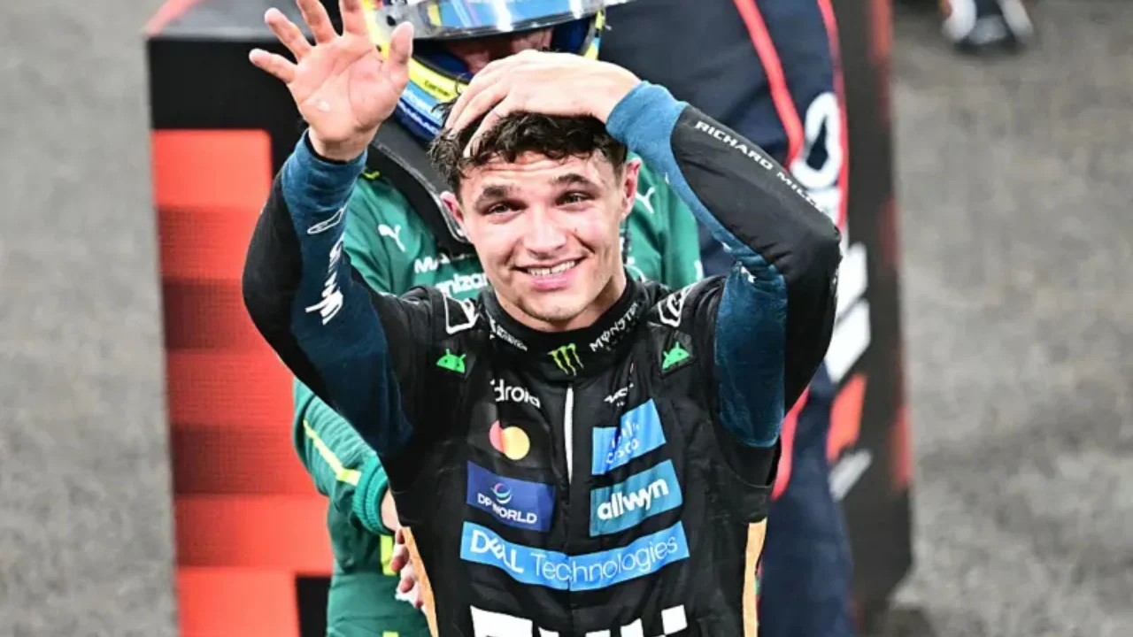 U shpall kampion Bote për herë të parë në Formula 1  Lando Norris në lot  Po shtyja deri në xhiron e fundit  e dija që nuk theva asnjë rregull