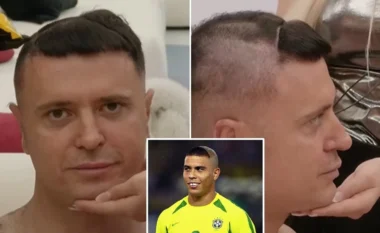 “Ronaldo i Big Brother?”, Labinot Rexha qethi flokët në stilin e legjendës së futbollit