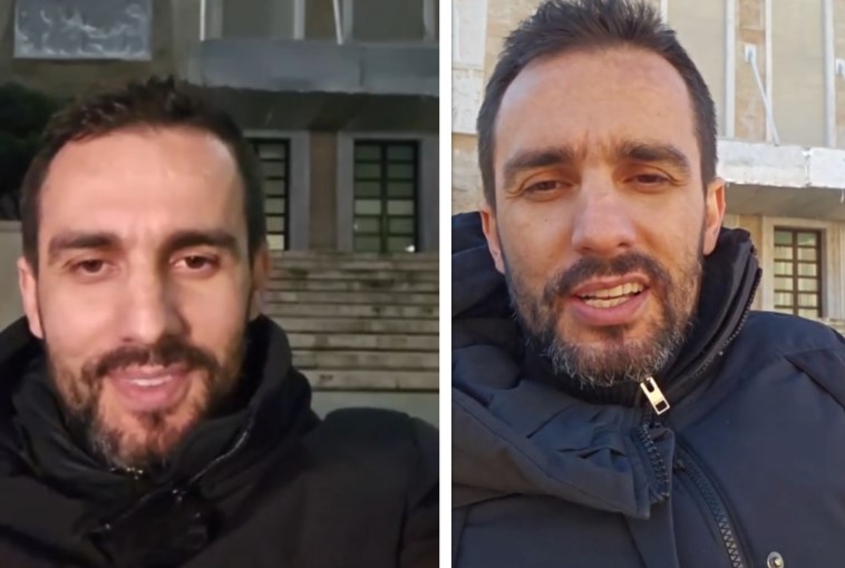 E kaloi natën në karrige para Kryeministrisë  flet Adriatik Lapaj  Jam shkëndija që duhet t i ndezë qytetarët