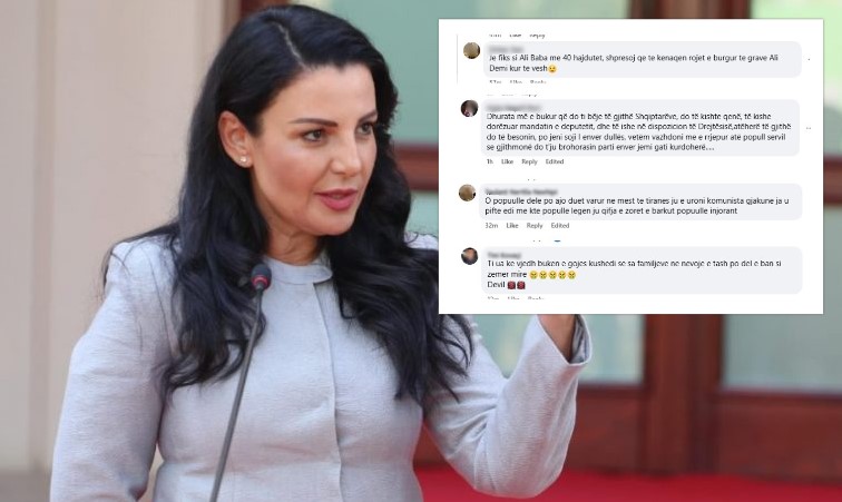 E akuzuar për vjedhjen e miliona eurove, qytetarët të revoltuar shpërthejnë keq ndaj Belinda Ballukut: Hajdute që del e bën moral, të është ngushtuar laku (MESAZHET)