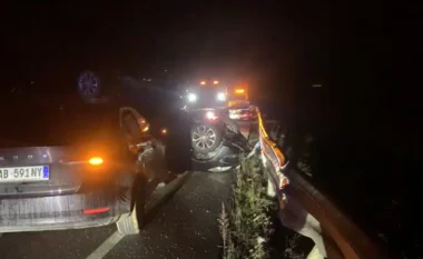 Aksident i rëndë në Zall-Bastar, 4 të plagosur nga përplasja e dy makinave