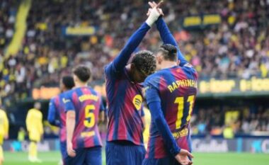 Barça vazhdon të fluturojë me Raphinha e Yamal