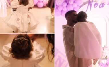 FOTO/ Sara Gjordeni ndan momente të ëmbla nga festa përrallore e vajzës së saj