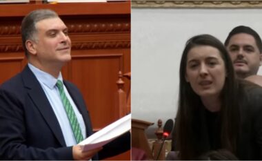 Debat në Kuvend/ Blushi: Nuk pres që e mençura Zegjine të ketë eksperiencën e Dritëro Agollit! Deputetja e PS ironizon Metën në burg: Ai që të çon SMS, e përshëndesim