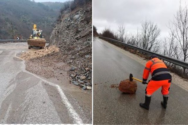 Moti i keq  Kukësi dhe Tropoja shfaqin probleme me energjinë elektrike  bllokohen disa rrugë