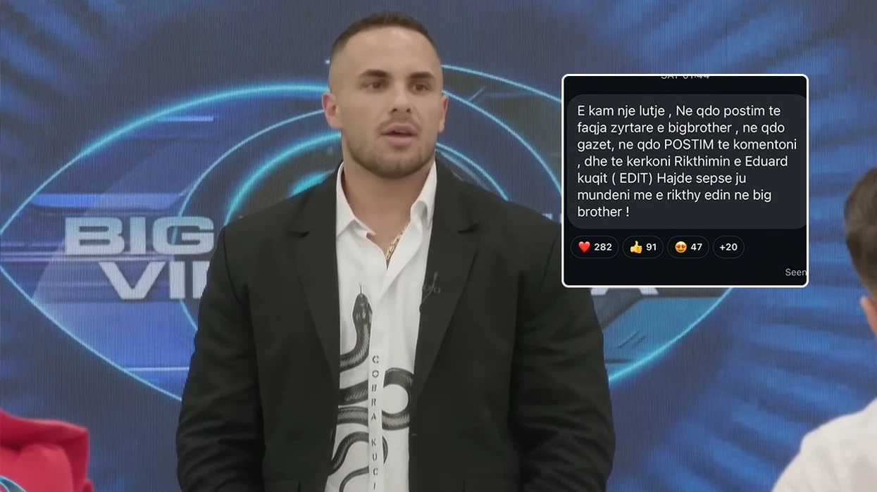 Edi kërkon që të rikthehet në BBVK  u thotë fansave që të komentojnë duke kërkuar këtë gjë në rrjetet sociale