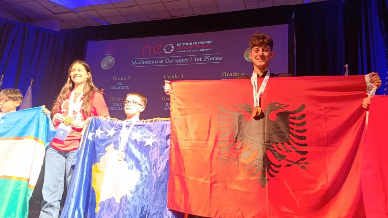 15 vjeçari nga Cërriku triumfon në Olimpiadën Ndërkombëtare të Matematikës në SHBA