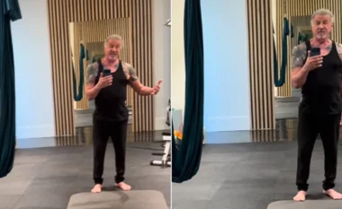 Sylvester Stallone krenohet me pamjet nga palestra: Edhe në moshën 79 vjeçare nuk heq dorë nga ushtrimet fizike