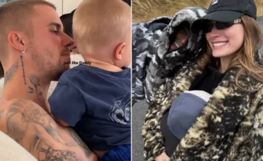 “Njësoj si babai!”/ Fotoja e Justin Bieber me të birin bën xhiron e rrjetit