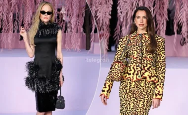 Nicole Kidman dhe Dua Lipa tërheqin vëmendjen në sfilatën Chanel në Paris