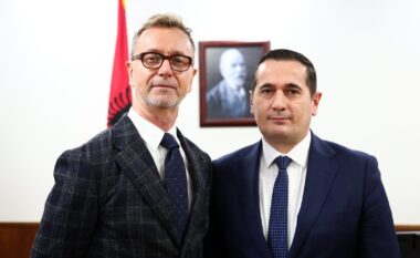 Ambasadori i BE në Tiranë takon për herë të parë kreun e ri të SPAK, Klodjan Braho/ Gonzato: E përgëzova për arritjet! Bashkimi Evropian do vazhdojë mbështetjen