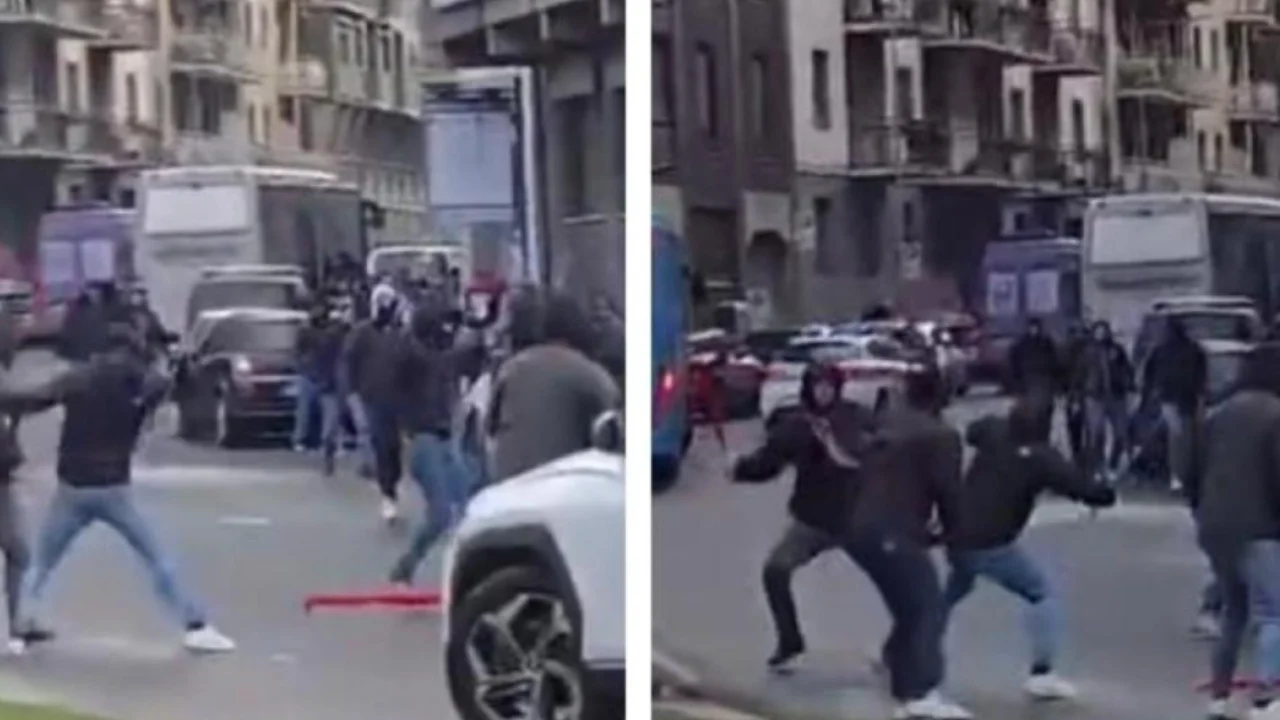 Përleshje masive mes tifozëve përpara ndeshjes së Serie A Como-Bologna (VIDEO)