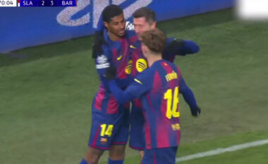 VIDEO/ Barcelona mposht Slavia Pragën