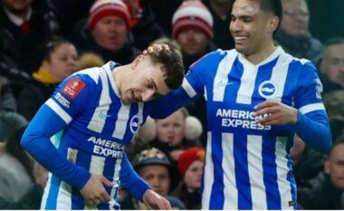 VIDEO/ Gol dhe asist, Brajan Gruda eliminon Mançester Junajtid nga FA Cup