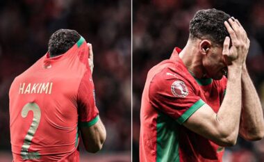 VIDEO/ Moment emocionues, Ashraf Hakimi shpërthen në lot pas kualifikimit në finalen e Kupës së Afrikës