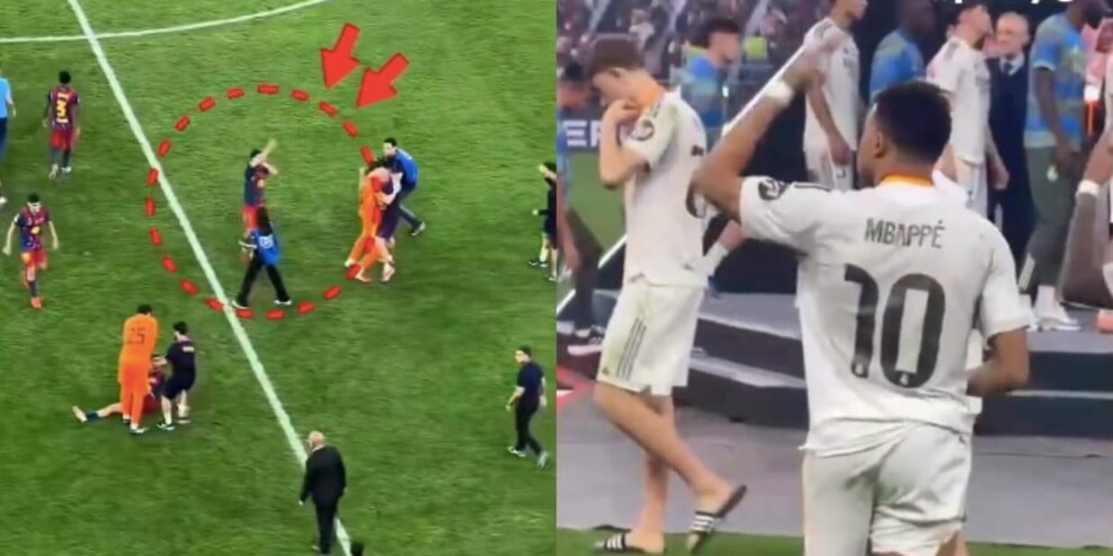 “Helm” pas Barcelona-Real Madrid, gjeste dhe ofendime mes rivalëve të përjetshëm