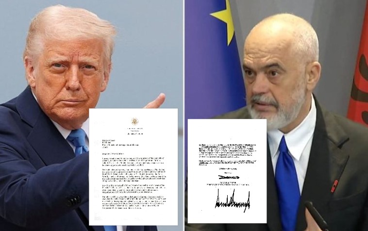 Kryeministri Rama publikon letrën e Donald Trump: Ftesë për Shqipërinë si shtet themelues i Bordit Ndërkombëtar të Paqes