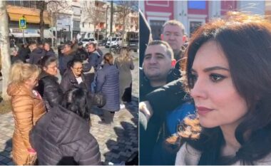 Po na hedhin në rrugë/ Tregtarët e Vlorës në protestë për zhvendosjen e tregut, Spiropali: Do flas unë me kryetaren e Bashkisë