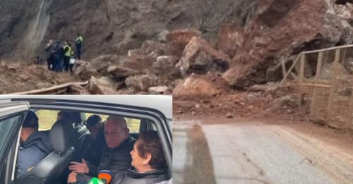 Masivi i dheut në Librazhd-Qafë Thanë i lë qytetarët të bllokuar: Dy orë kemi që presim, besojmë që do e hapin rrugën