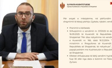 GJK i dha të drejtë PD, Gazment Bardhi: Mazhoranca po instalon “banditizëm” në Kuvend duke sfiduar vendimin