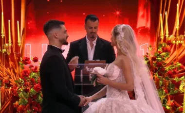 Dasma e parë për këtë edicion të pestë të “Big Brother VIP”, martohen Selin dhe Gimbo