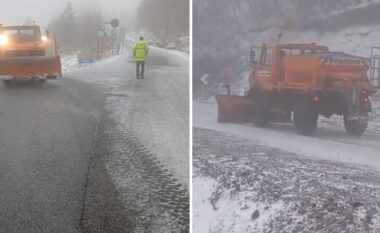 Surprizat e motit në pranverë/ Reshje dëbore në juglindje, ndërhyrje në rrugën Boboshticë–Dardhë