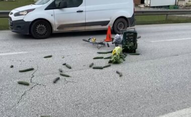 Aksident në Lushnje, makina përplas 45-vjeçarin që lëvizte me biçikletë