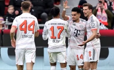Bayern nuk humbet kurrë, mbetet me 9 lojtarë dhe barazon me Leverkusen