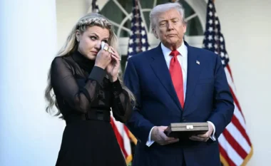 6 muaj pas vdekjes së Charlie Kirk, Trump i beson Erika Kirk të njëjtin post të partnerit në Akademinë e Forcave Ajrore