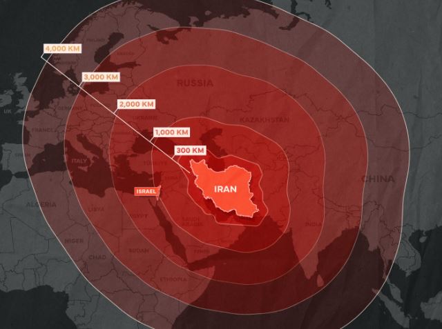 Irani lëshon për herë të parë raketën me rreze të gjatë veprimi  IDF  Distanca deri në 4000 km mund të arrijë Londrën  Parisin ose Berlinin
