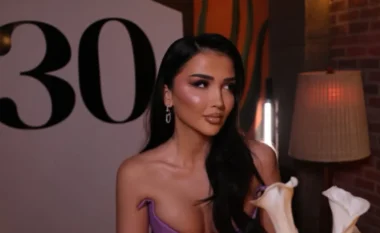 Xheneta Fetahu publikon fotografi nga festa luksoze për ditëlindjen e 30-të