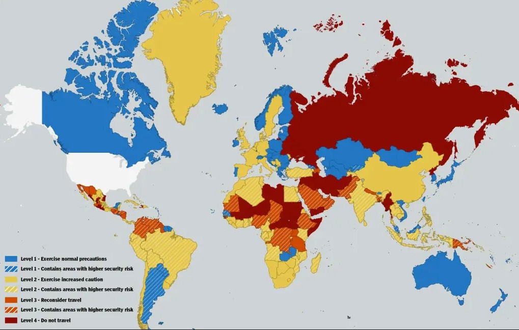 Raporti/ DASH publikon listën me vendet më të rrezikshme për amerikanët, Shqipëria e Kosova në Nivelin 2!