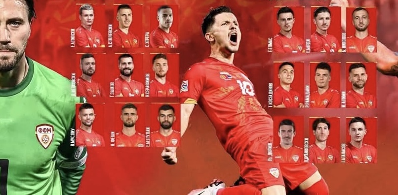 Maqedonia e Veriut me 8 shqiptarë për kualifikimet vendimtare të Botërorit 2026