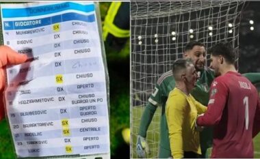 VIDEO/ Bosnje-Itali nuk mbaron kurrë, letra ku Donnarumma kishte shënimet e penalltive të rivalëve del në ankand