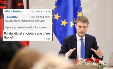 “Po ata idiotët shqiptarë në Maqedoni çfarë thonë?”, PD akuzoi ministrin Hoxha për fyerje, reagon Ministria e Jashtme