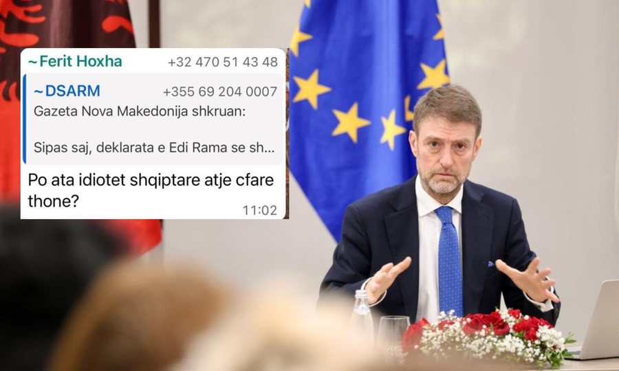  Po ata idiotët shqiptarë në Maqedoni çfarë thonë    PD akuzoi ministrin Hoxha për fyerje  reagon Ministria e Jashtme