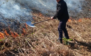 Rikthehet situata problematike e zjarreve në Elbasan, flakët përhapen nga djegia e sipërfaqeve bujqësore