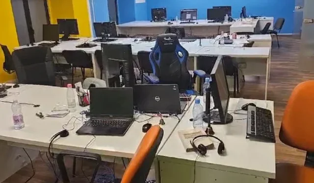 Goditja e 3 Call Center ave në Tiranë  policia  U caktua masa e arrestit në burg për 7 persona  Rreth 900 mijë euro dhe qindra pajisje të sekuestruara