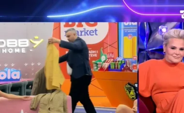 “Të kujtojnë gjë?”/ Rogerti i nxjerr live xhaketat e Ilir Metës Monika Kryemadhit në spektakël