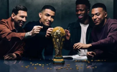 LEGO prezanton Messi, Ronaldo, Mbappé dhe Vini Jr. në një reklamë epike