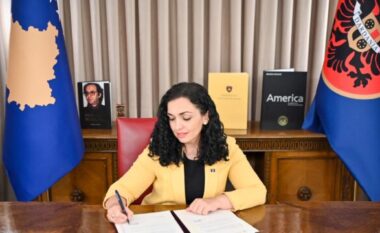 Kosovë, Vjosa Osmani përfundon mandatin e presidentes, i dorëzon sot detyrën kryeparlamentares Haxhiu