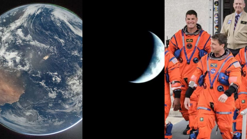 VIDEO FOTO  Pamje të mrekullueshme të Tokës nga hapësira  ekipi i Artemis 2 në gjysëm të udhëtimit drejt Hënës  publikohen pamjet e para nga ekuipazhi