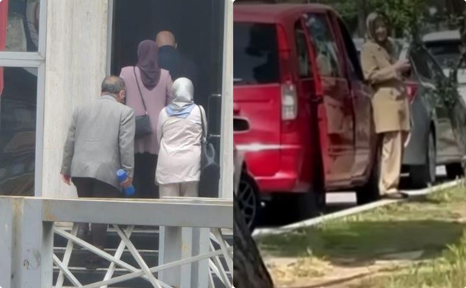 FOTOLAJM/ U denoncuan nga qytetarët, pasi u afroheshin fëmijëve/ Momenti kur dy iranianet hyjnë në policinë e Tiranës