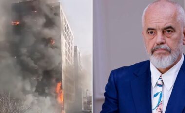 Pallati i djegur në Tiranë, reagon kryeministri Rama