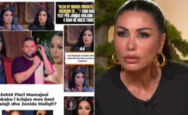 “Janë të shpikura”, Soni Malaj shokohet kur sheh lajmet për të derisa ndodhet në Ferma VIP