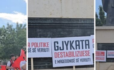 Protesta e dytë e studentëve në Shkup, fillon tubimi i protestuesve pranë Urës së Gurit