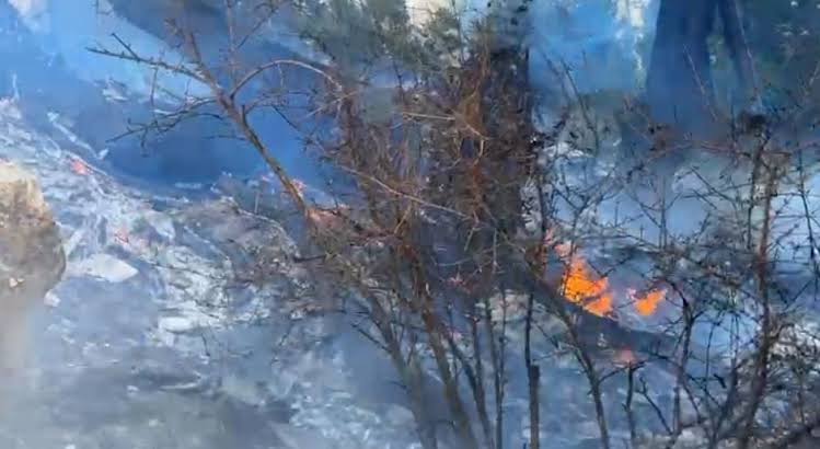 VIDEO/ Zjarr te Rana e Hedhun, flakët rrezikojnë strukturat akomoduese të zonës