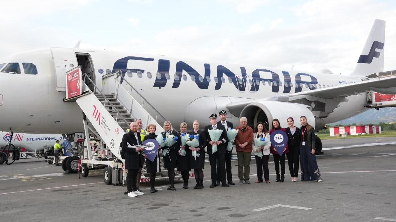 Finnair nis fluturimet direkte mes Helsinkit dhe Tiranës